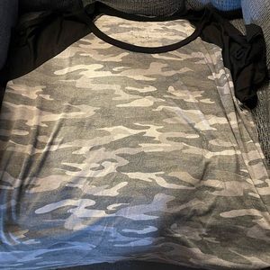 Torrid camo top size 4